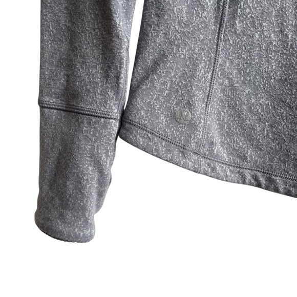 Lululemon Outrun Long Sleeve Running Top Rulu Jacquard Size 4 - Picture 5 of 10